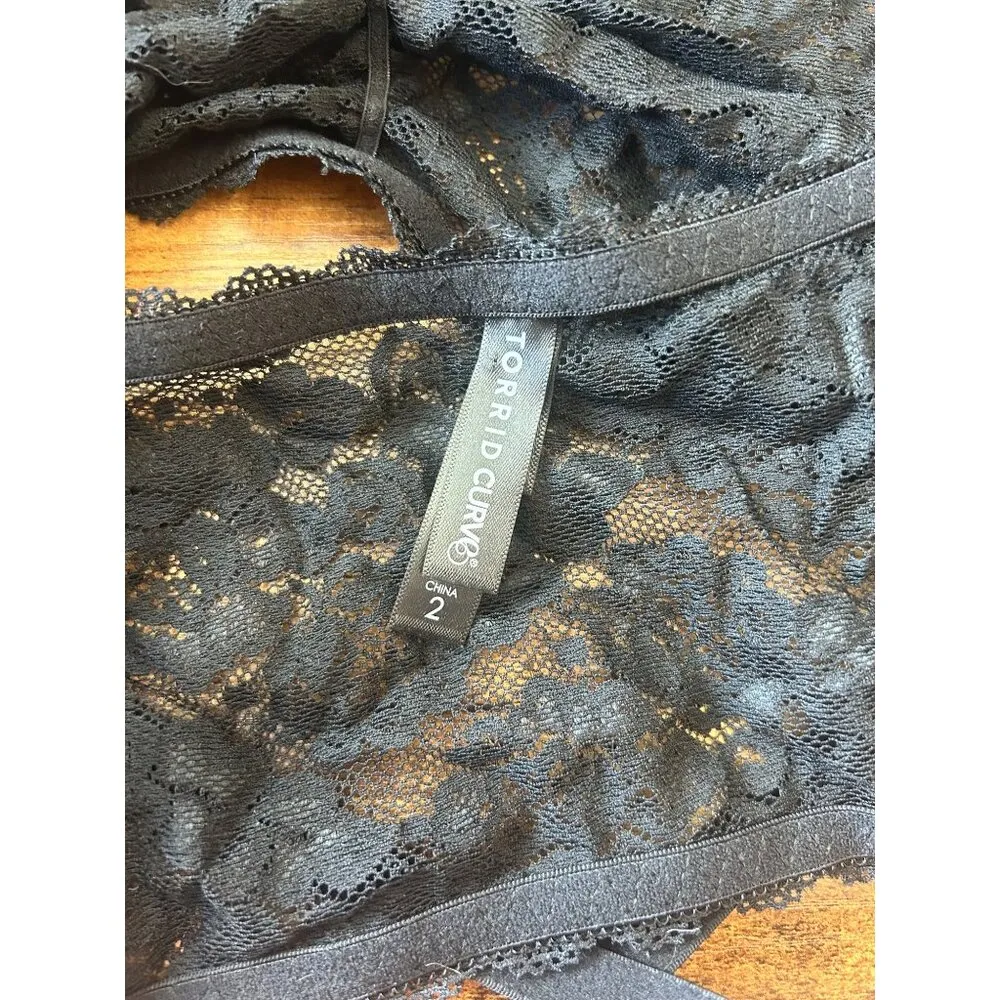 Torrid Black Lace Bralette - Image 5