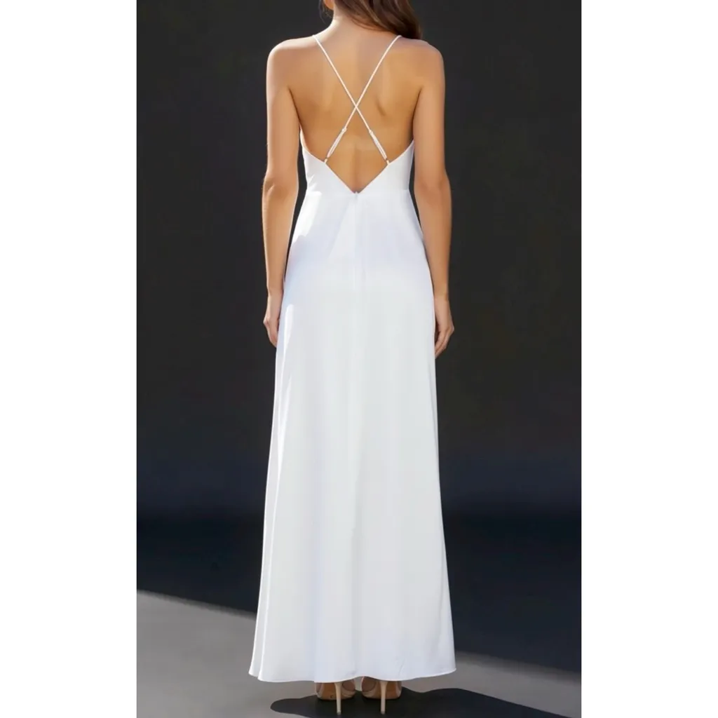 Lovers + Friends  Anyssa Gown, White, Small - Image 4
