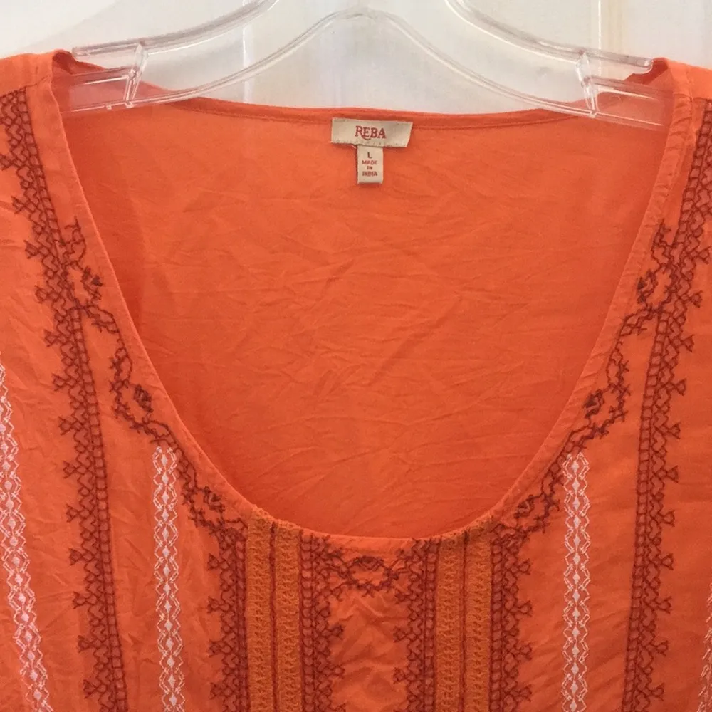 FINAL MARKDOWN Reba peasant blouse large - Image 4