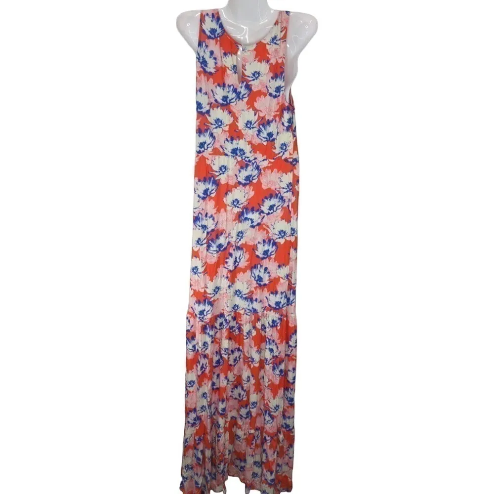 YUMI KIM FLORAL PRINTS STRETCH MAXI DRESS ‎ SMALL NWT - Image 5