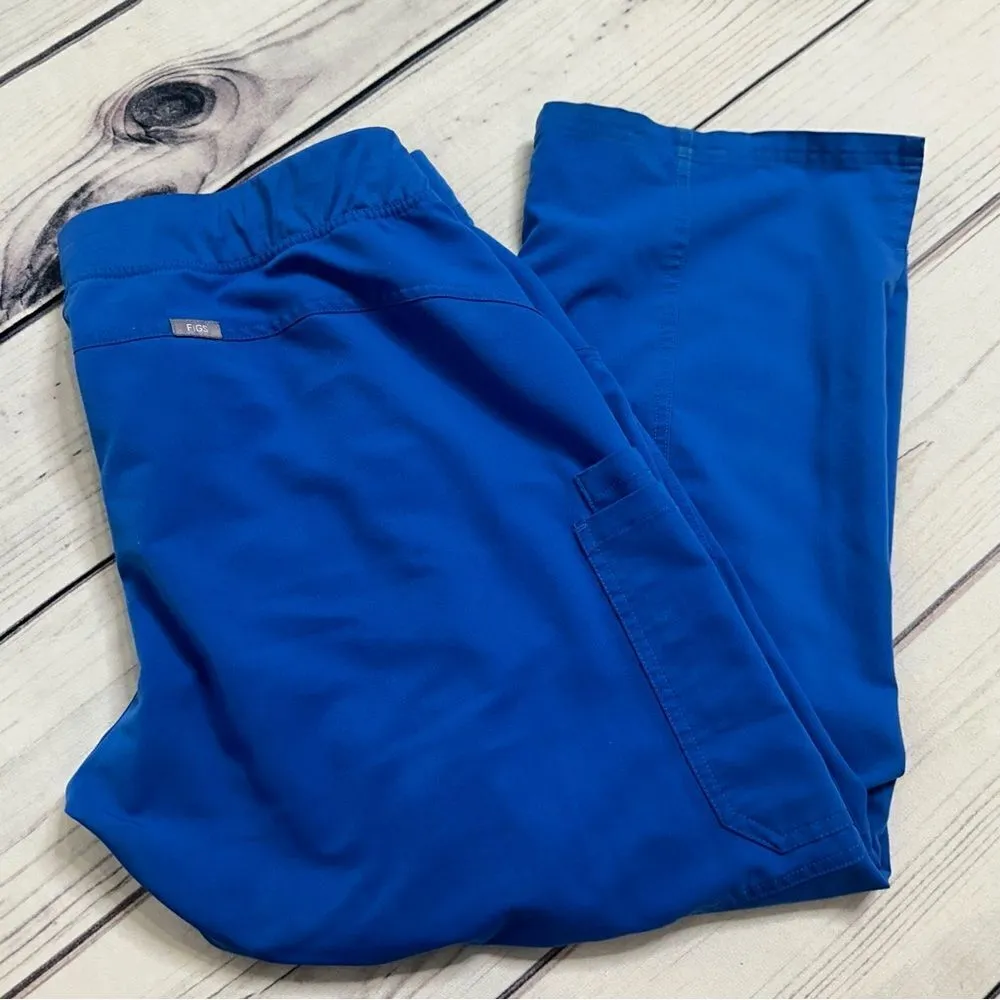 Figs Pants Women XXL/P Livingston Scrub Royal Blue High Rise T21003P  28"L 2XLP - Image 6