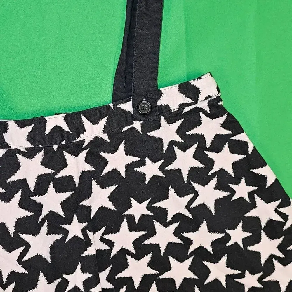 Tripp NYC‎ Womens Black White Super Star Suspender Skirt XS - Image 3