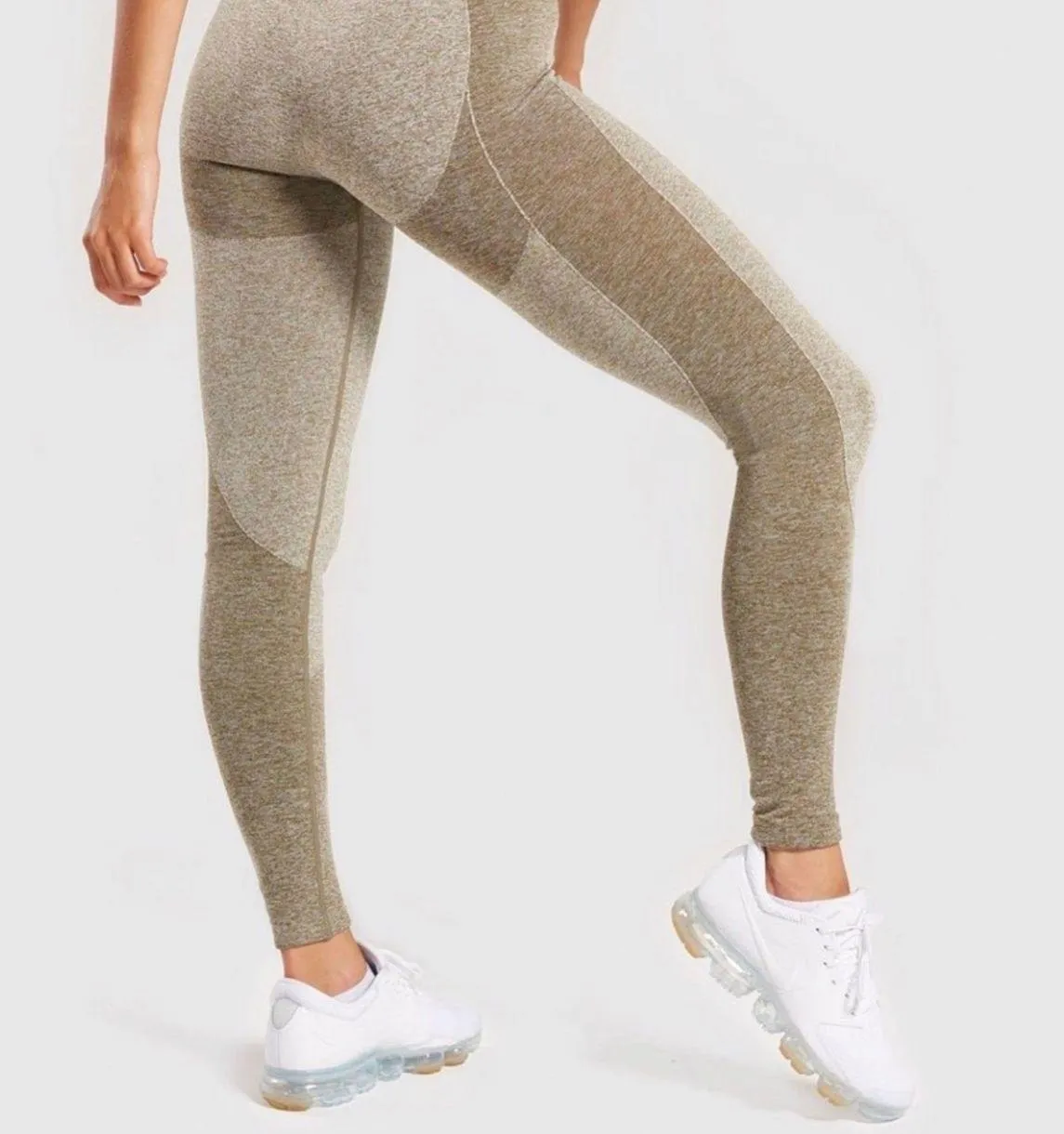 Flex Khaki / Sand Leggings - Image 2