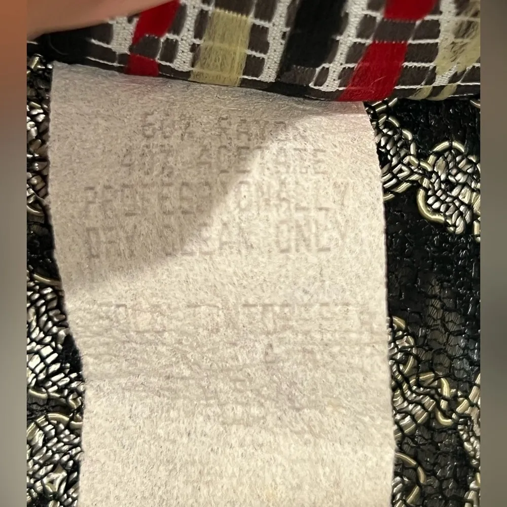 Vintage women’s dress see through size med to large measurement are included Black - Image 11