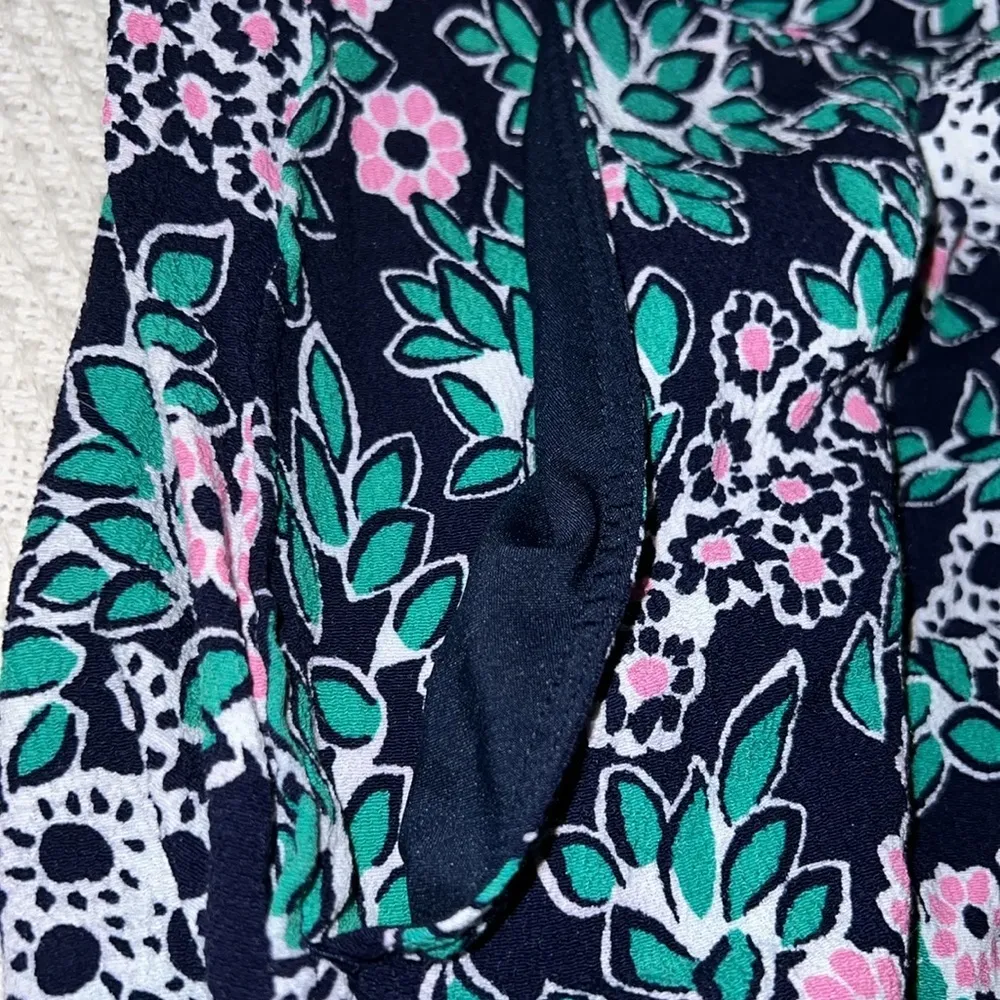 DRAPER JAMES Tropical Floral Drawstring Mini Skirt Size Medium - Image 3