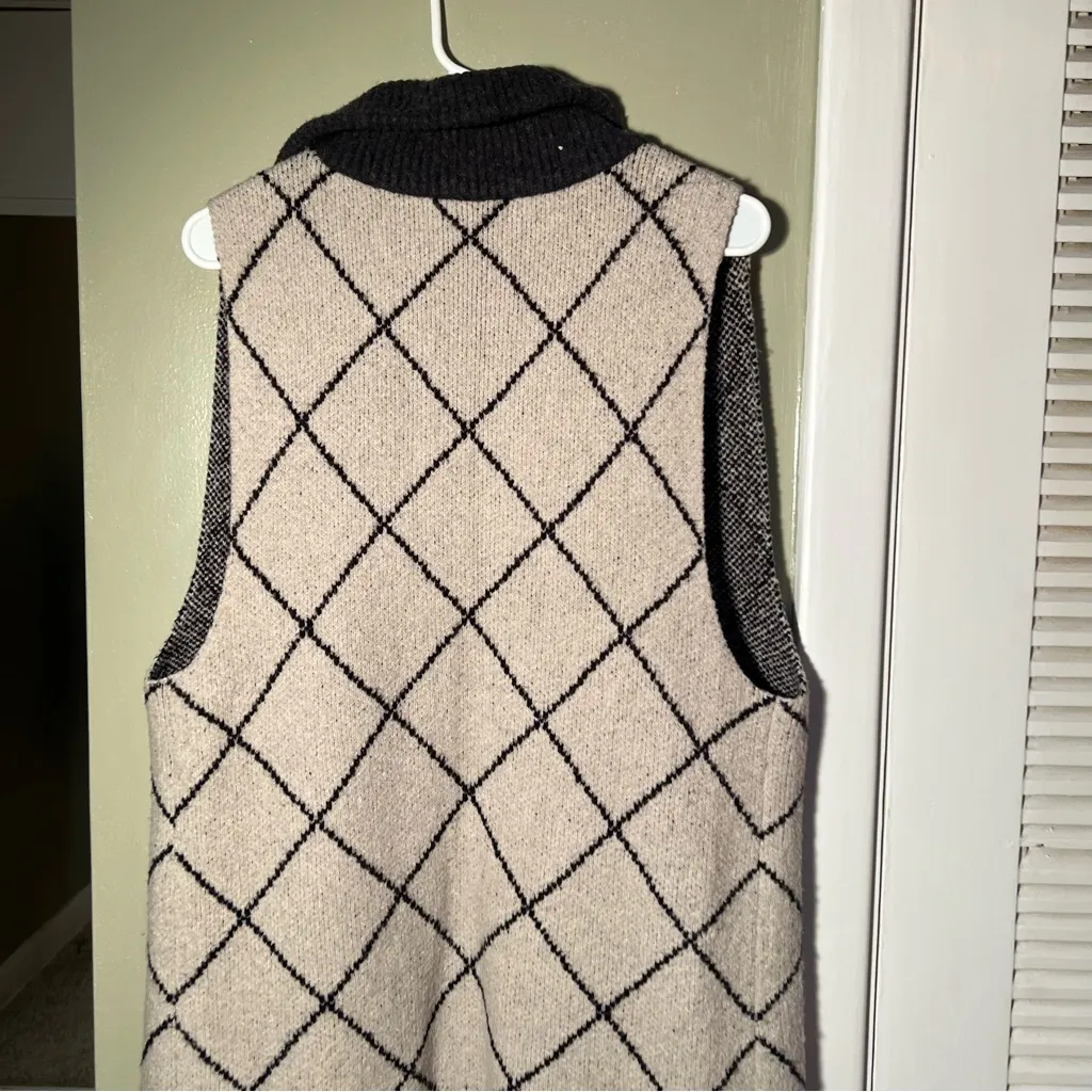 Free People Girl’s Best Friend Quilt Pattern Duster Cardigan S - Image 6