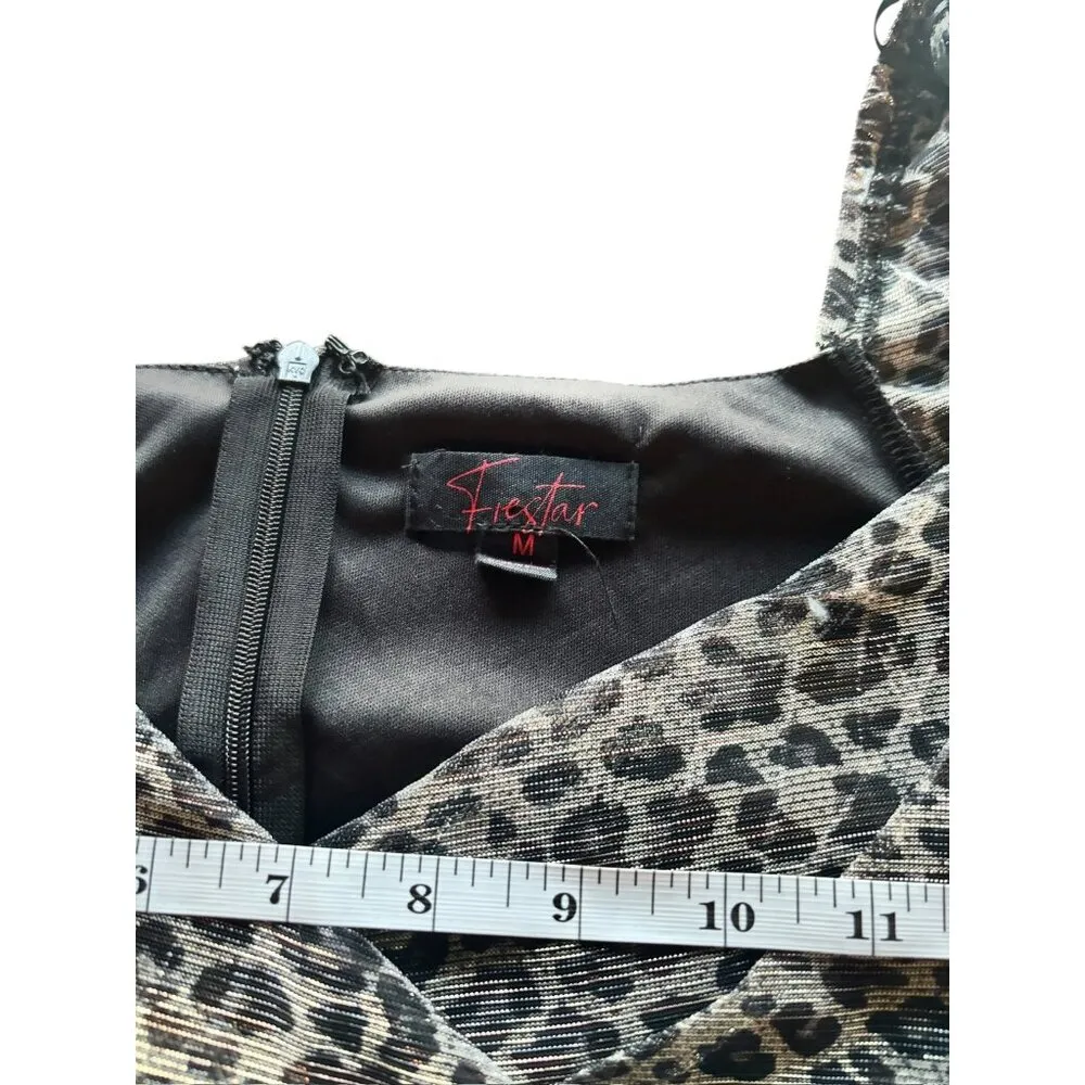 Fiestar Women's Short Shear Animal Print Night Dress - Image 4