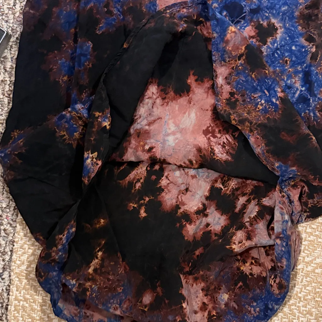 Karen Kane Multicolor Long Sleeve Dress (Vegan Silk), Size S - Image 14