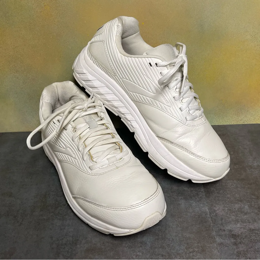 Brooks Addiction Walker 2 Women's Wide Sneakers White Size 9.5D - Image 14