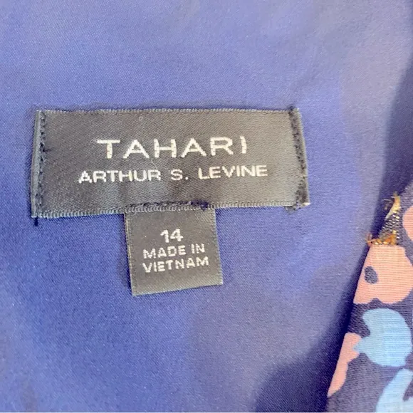 Tahari ASL Floral Print Faux Wrap Dress‎ - Image 13