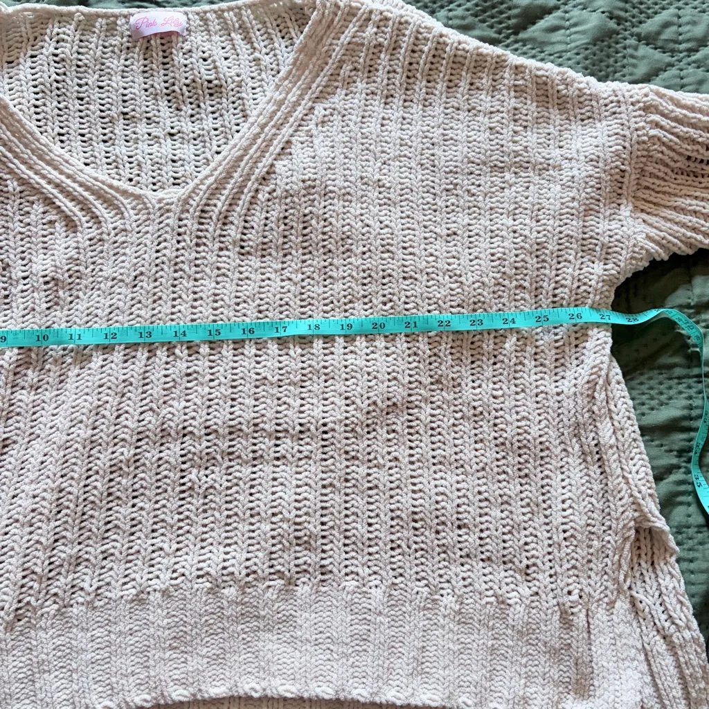 Pink Lily  Chenille Sweater - Image 5