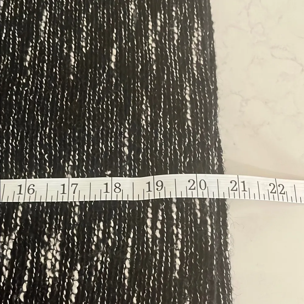 Talbots Black and Cream Knee-Length Pencil Skirt Work - Image 8