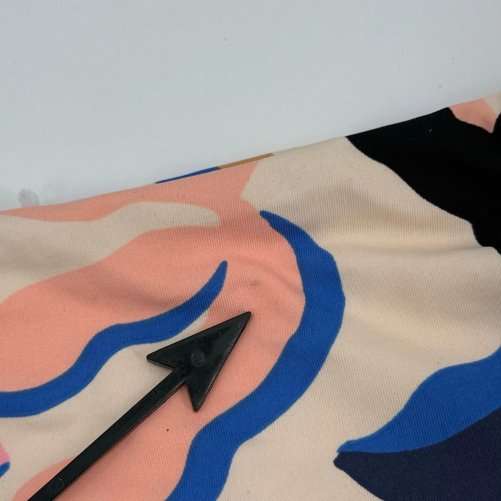 Red Carter Bikini Bottoms Size Medium Tropical Leaf Print HighRise Moonstone NWT - Image 8