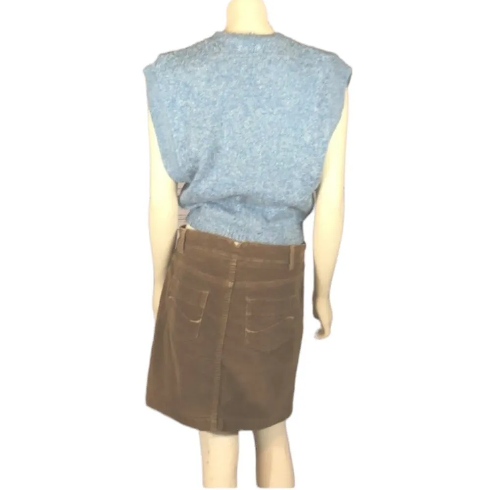 Gap jeans stretch Brown Corduroy Mini skirt size 6 - Image 5