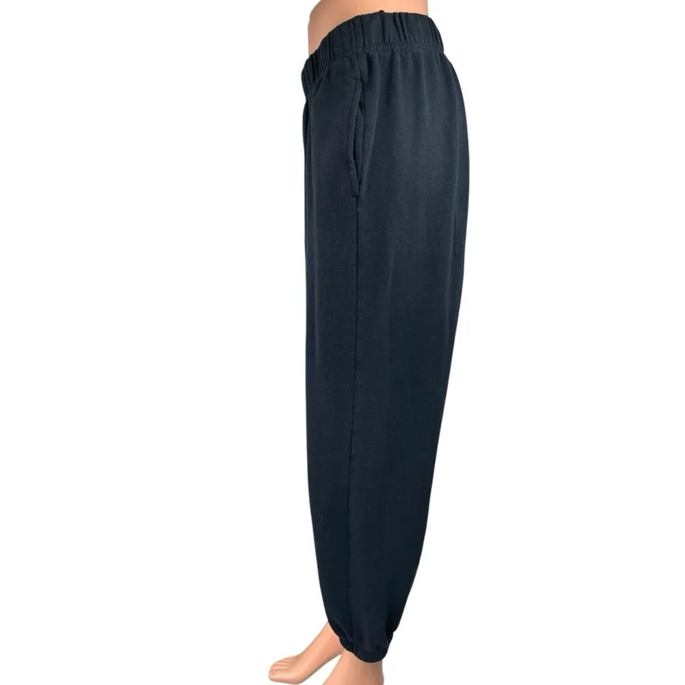 Pacsun LA Hearts Women's Black Fleece Elastic Waist Lounge Jogger Sweat Pants M - Image 2
