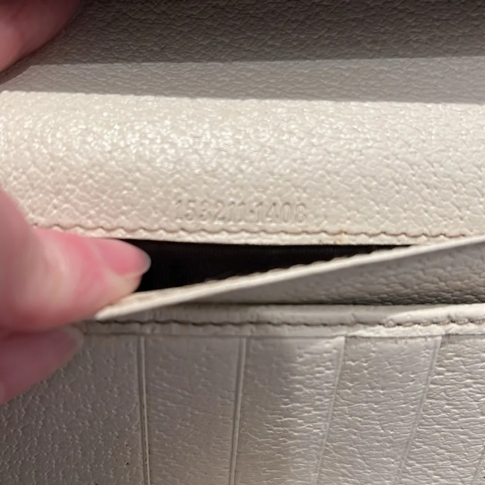 Gucci Monogram Leather Long Snap Project Wallet - Image 5