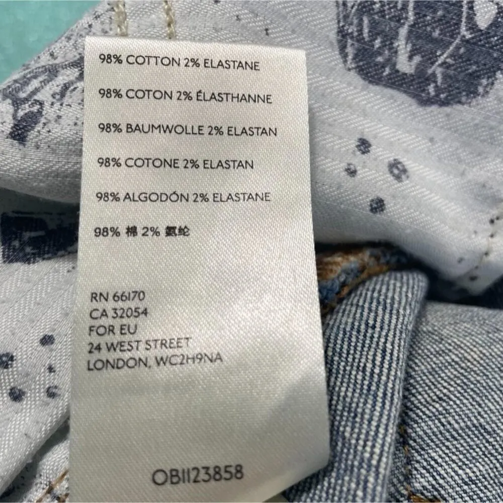 Pilcro and the Letterpress Size 26 US 27 UK 27 Slim Boyfriend Shorts Distressed - Image 8