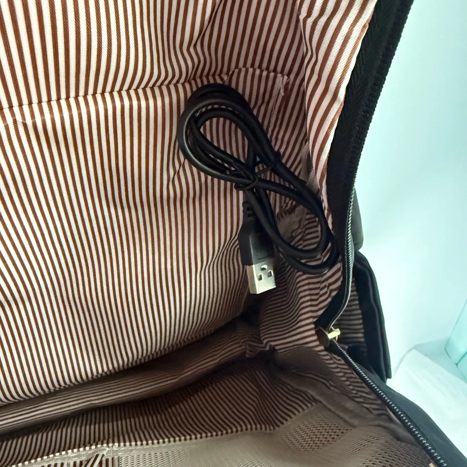 LOVEVOOK Nylon Laptop Backpack 15.6” USB Charging Port + Dust Bag New with tags Black - Image 9