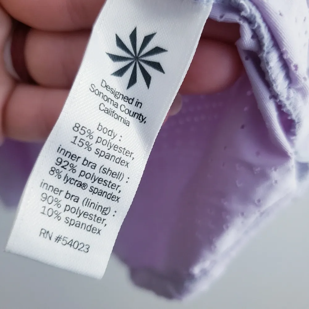 Athleta Perforated Criss Cross Athletic Sports Tank Top - Image 8