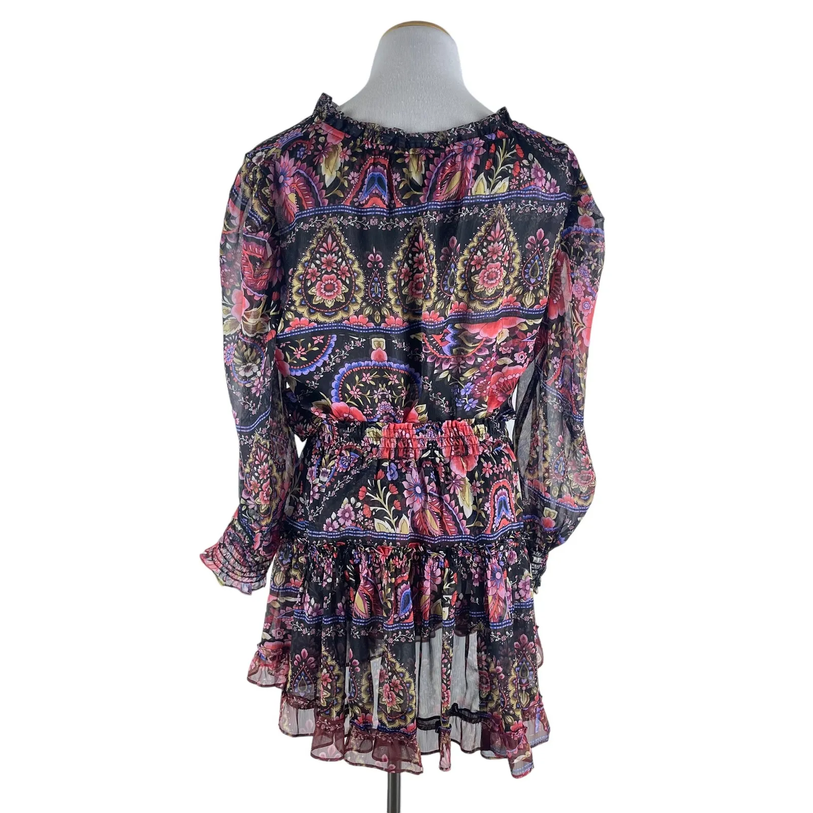 MISA Los Angelos Siena Top Marion Skirt Matching Set Flora Valentina Size L - Image 9