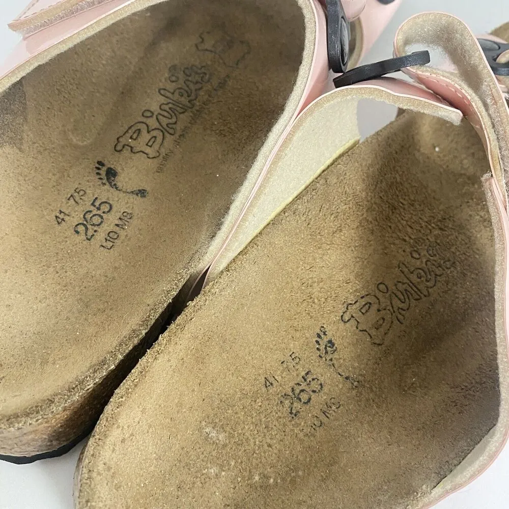 Birkenstock Birkis Madura Women’s Sz 10 Birko-flor Pink/Peach narrow - Image 6