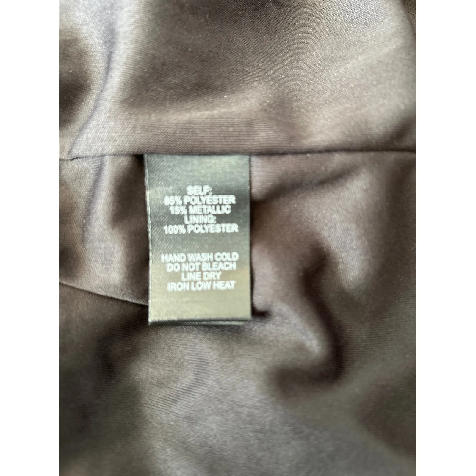 Lulus Gold Metallic Pleated Long Sleeve Midi Dress Party Cocktail Occasion S fun - Image 7