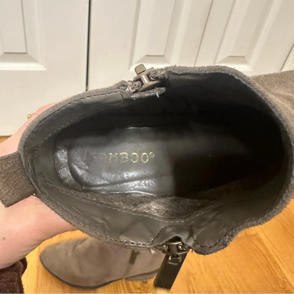 Taupe Bamboo Booties - Image 3