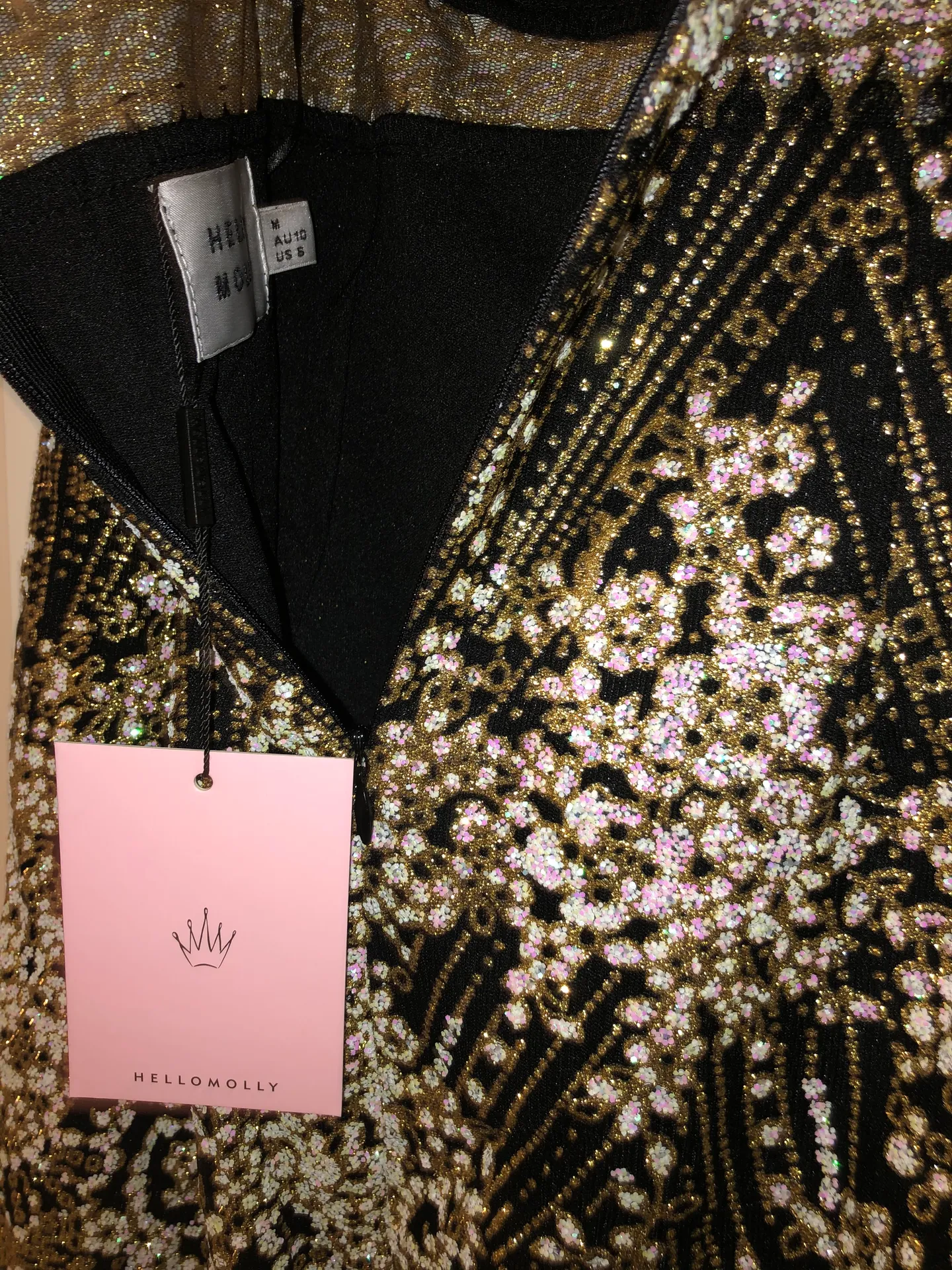 Hello Molly Match Me Dress- Black - Image 6