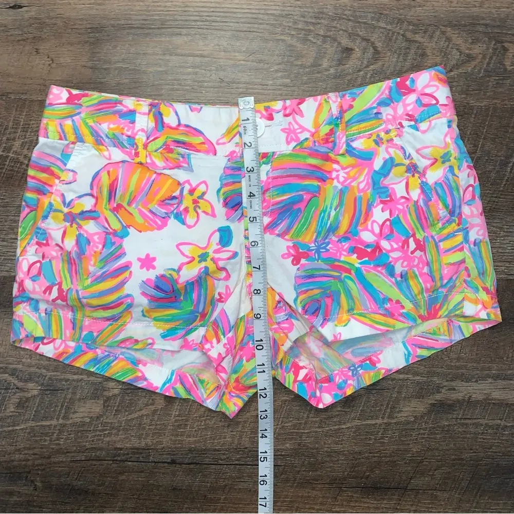 Lilly Pulitzer Walsh Shorts Resort White Summer Haze Size 6 - Image 4