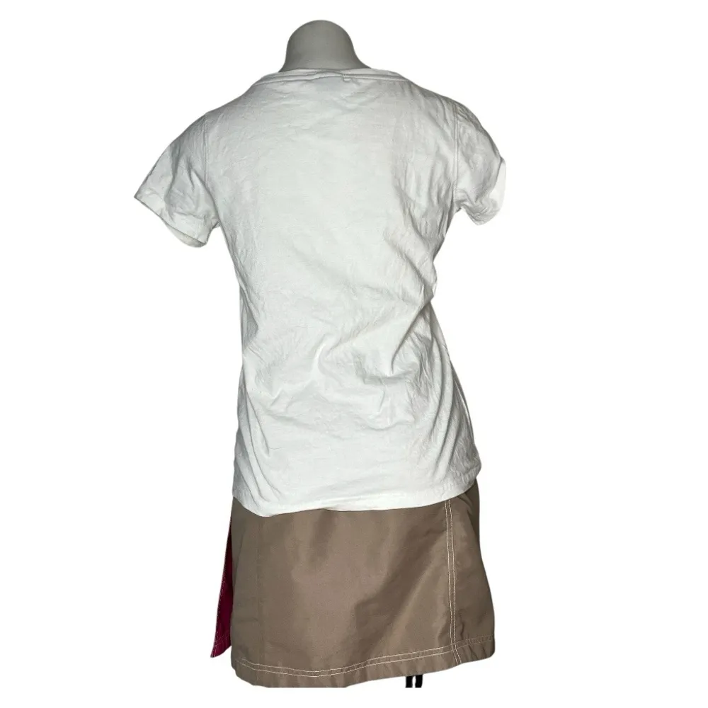 LONDON White T Shirt Tower of London Short Sleeve Cotton Womens Size Medium - Image 2