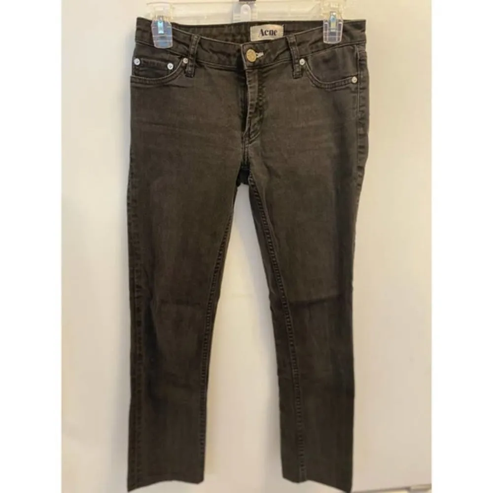 Acne Studios Kex Smooth Black Skinny Jeans - Image 2