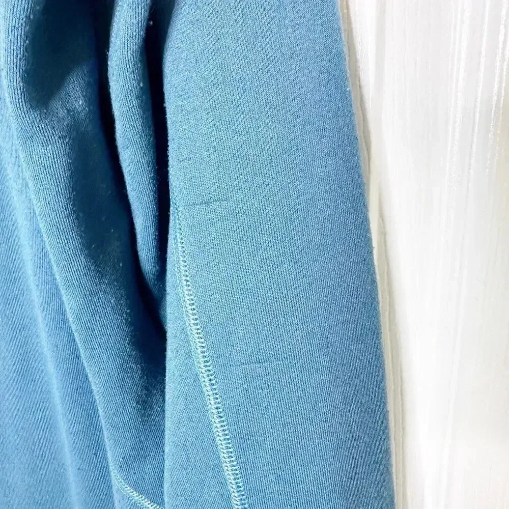 REI Size S Teal Blue Quarter Zip Fleece‎ Lined Pullover Base Layer Gorpcore - Image 4