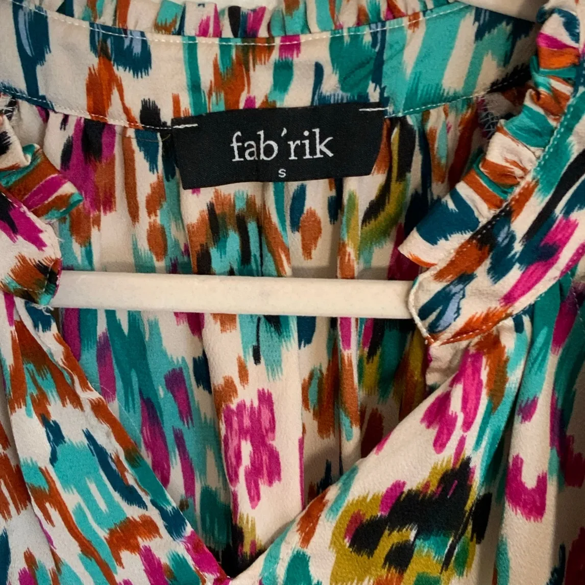 Fab'ric Colorful‎ top size small - Image 2