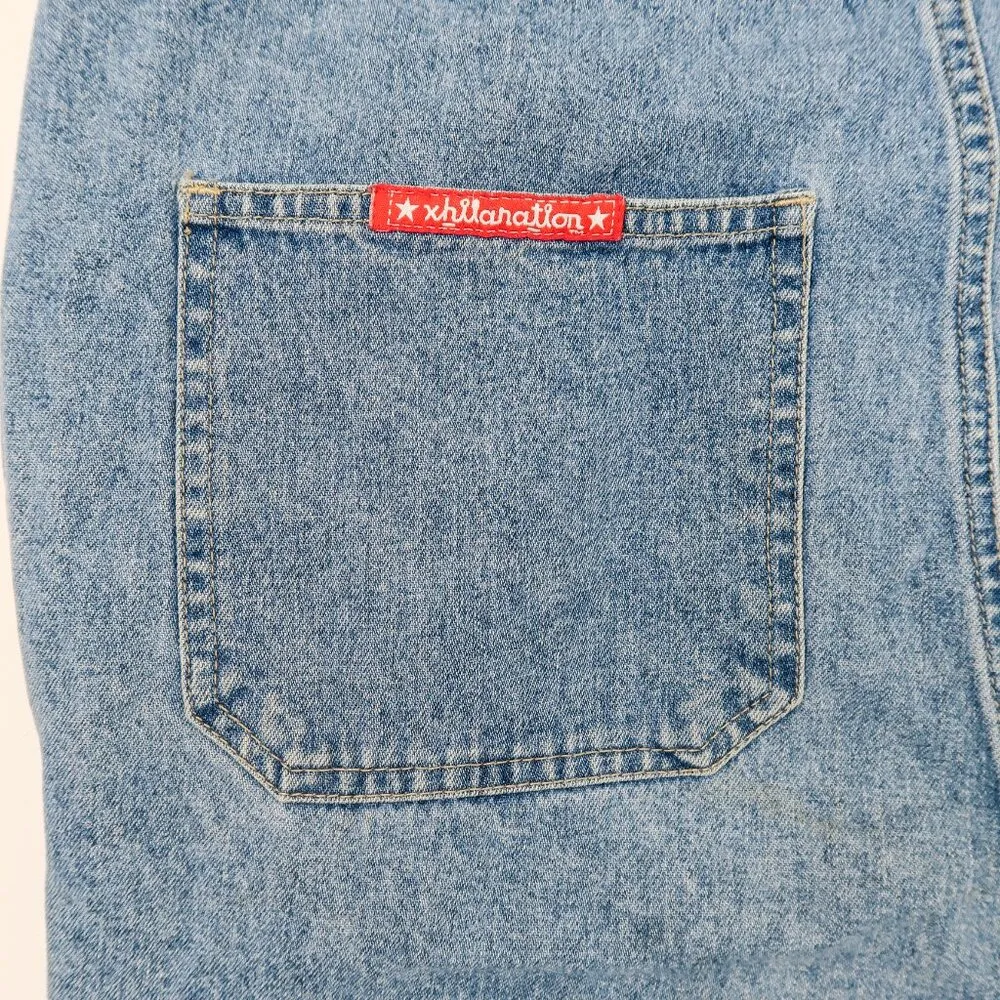 Xhilaration Vintage 90s  Denim Overalls - Image 7