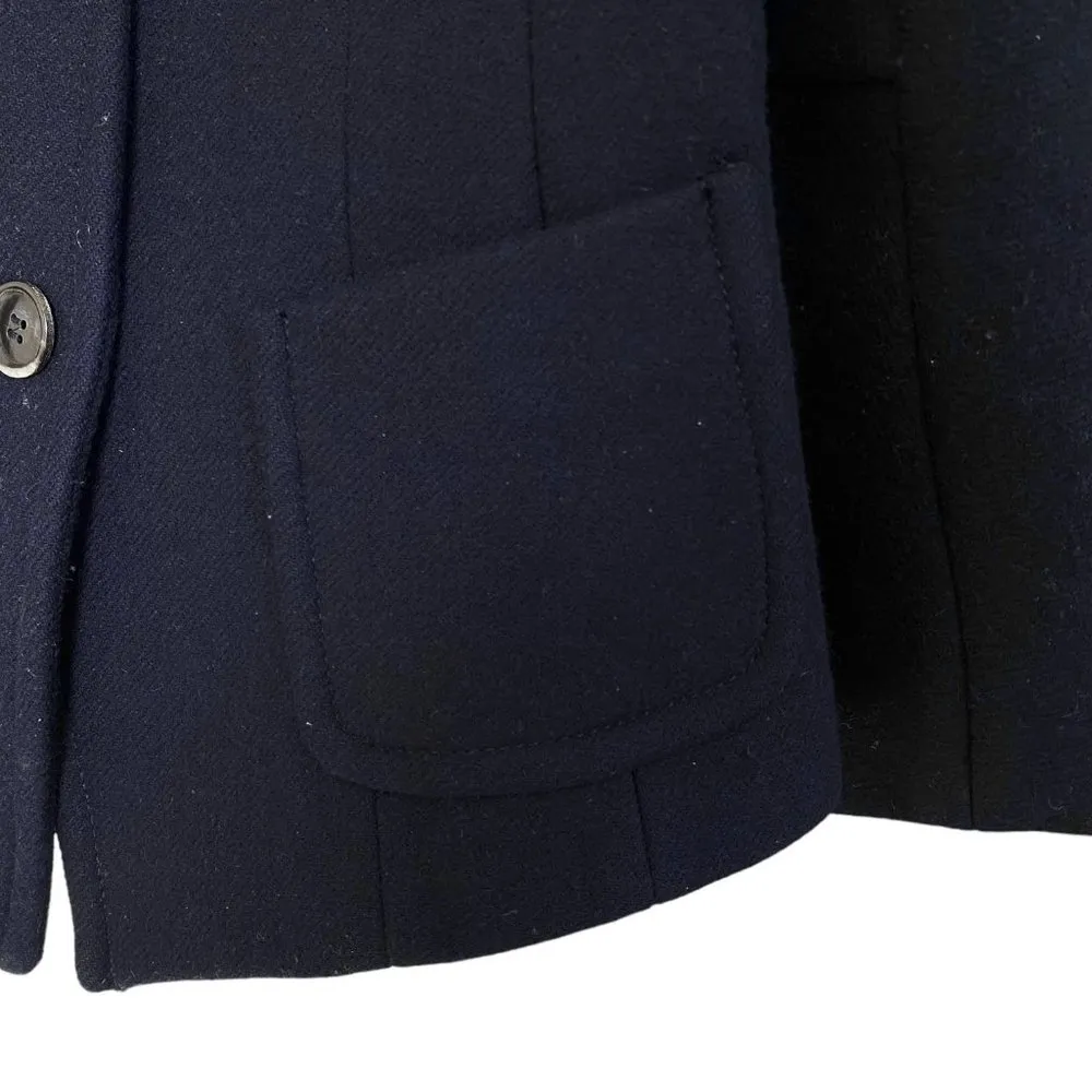 Max Mara Wool Angora Pea Coat Jacket - Image 4