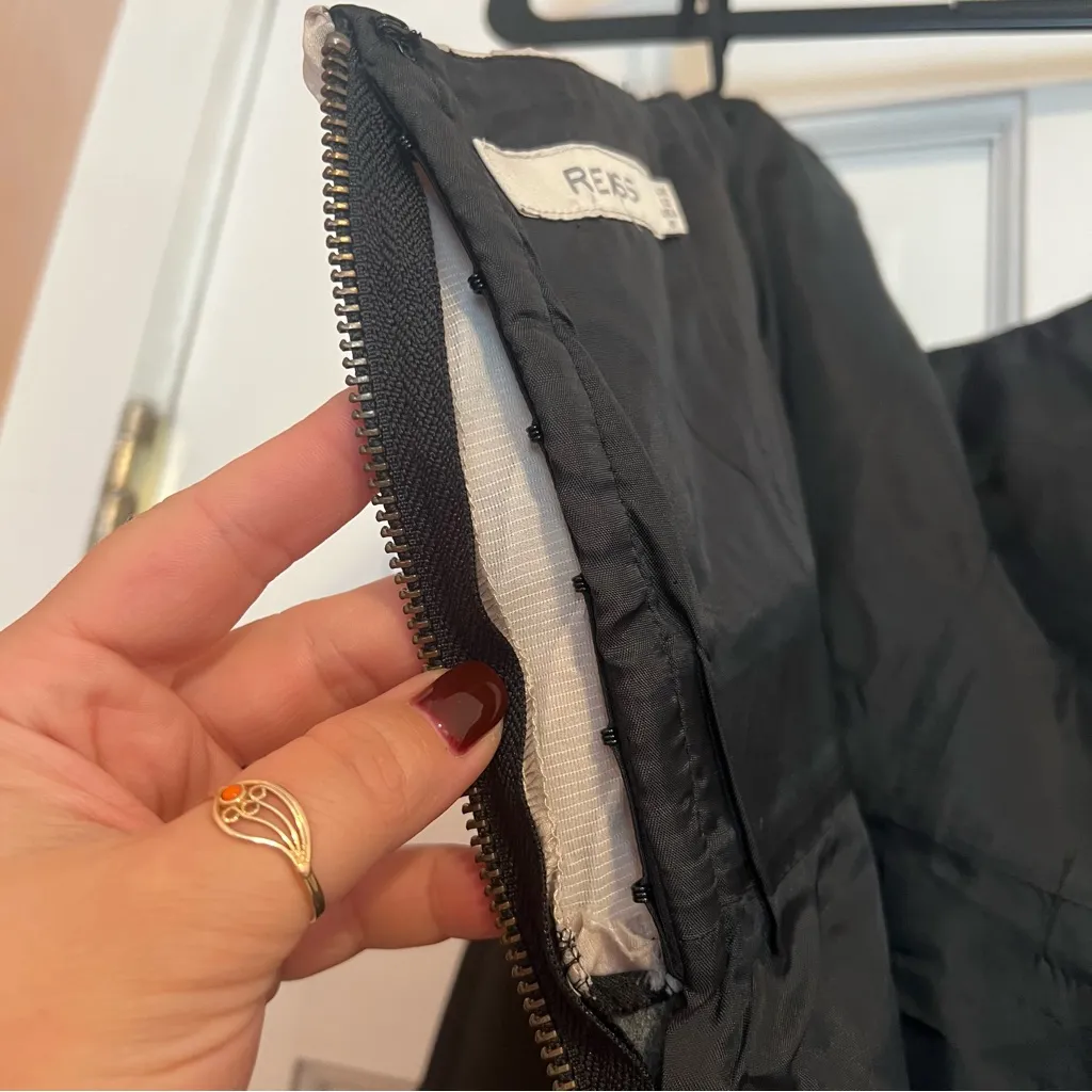 REISS BLACK AND CREAM BODY HUGGING STRAPLESS SIZE 8 - Image 7