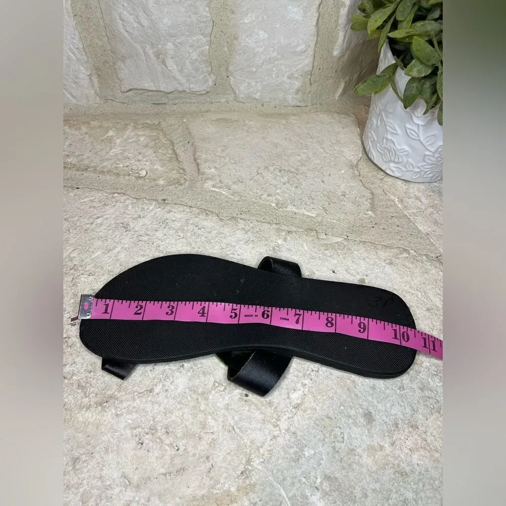 African Maasai beaded Sandals sz 42 (10) Black - Image 5