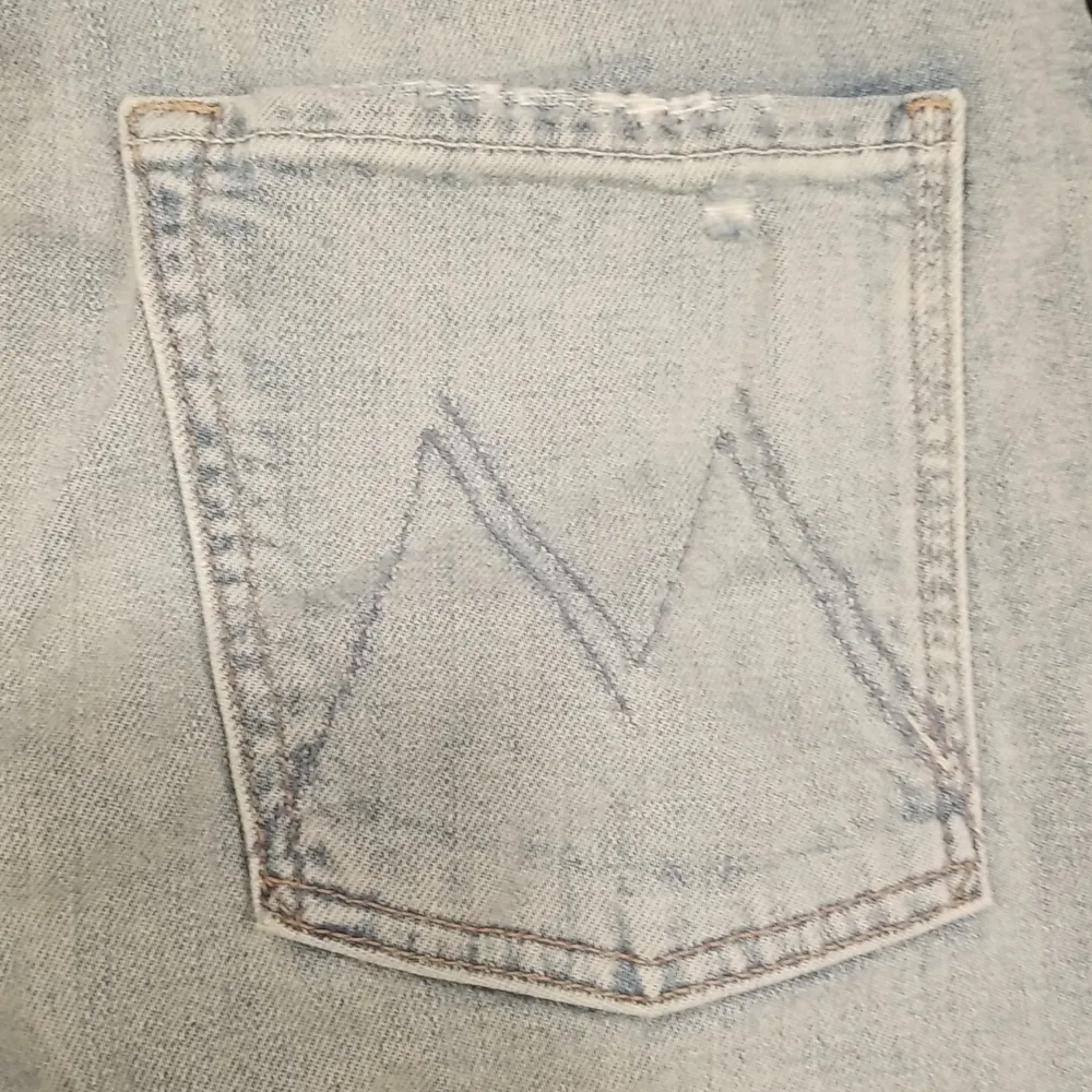 đź’•MOTHER SUPERIORđź’• Scrapper Ankle Jeans Light Wash Rigid Wild Calling 28 NWOT - Image 14