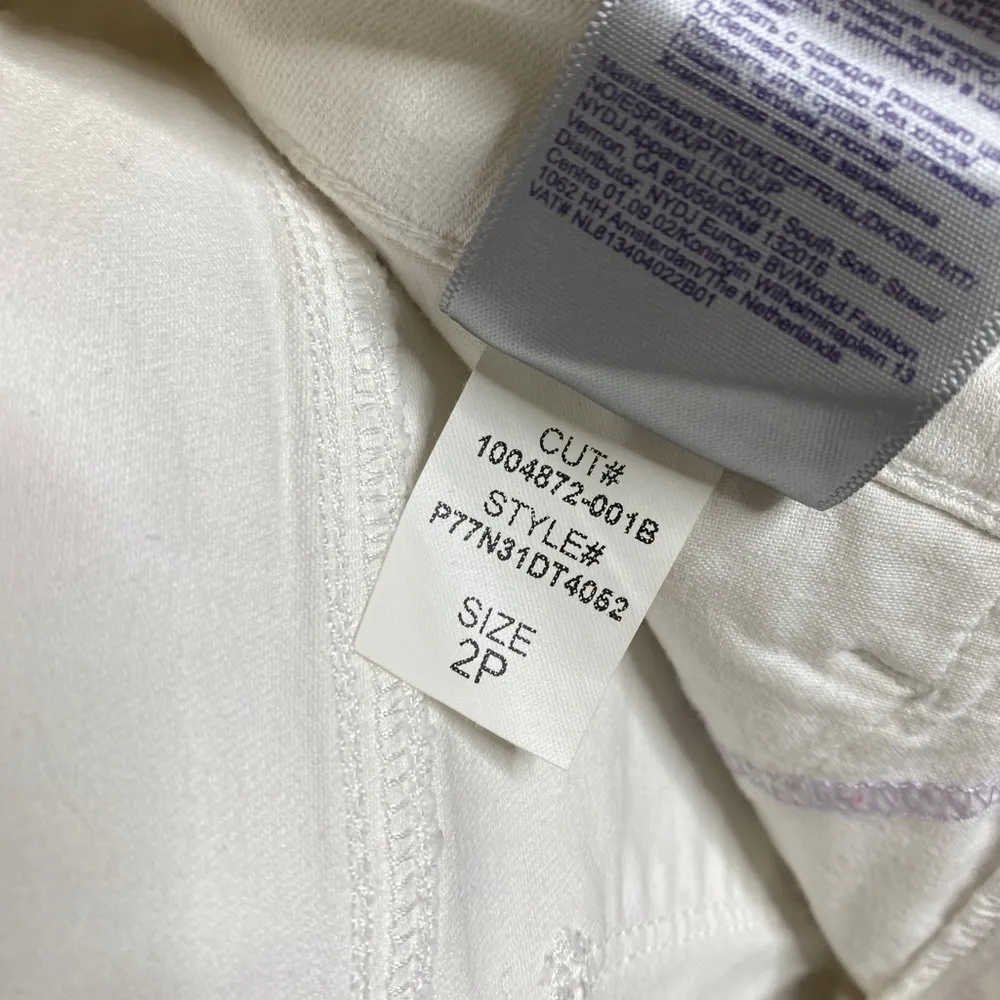 NYDJ 'Dayla' Women's Wide Cuff Lift Tuck Capri Jeans, Size 2P - Image 6