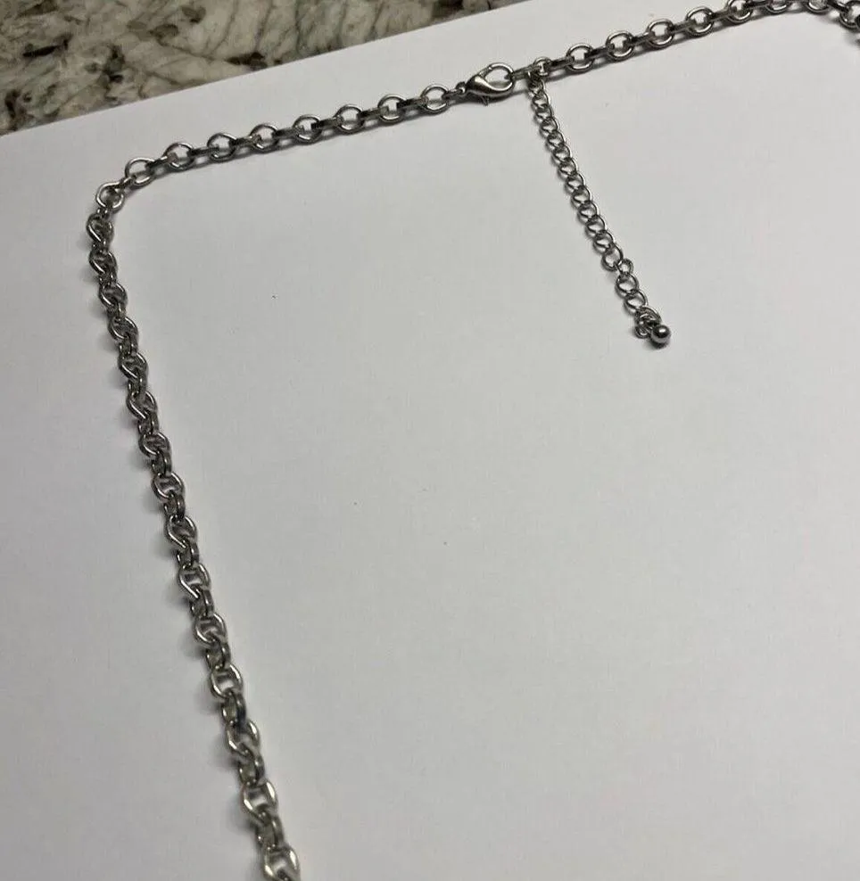 Women’s Costume Necklace Black Rhinestone / Bead - Image 7