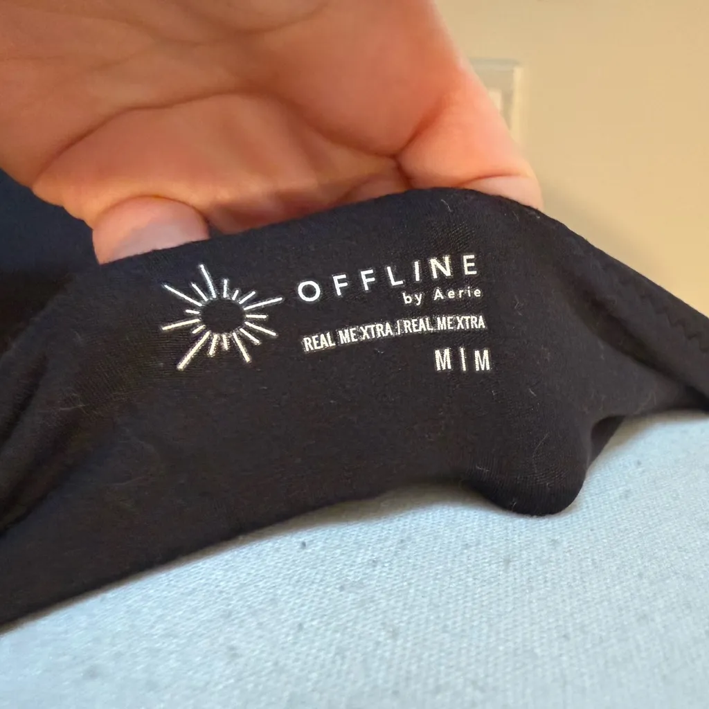 Aerie Offline | Black backless maxi dress size medium - Image 5