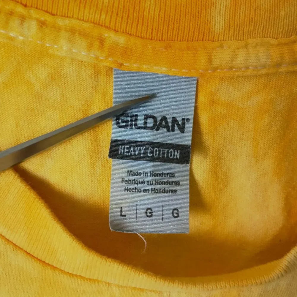 Gildan Starbucks Baya Energy T Shirt Orange White L Large Graphic Tee Cotton - Image 13