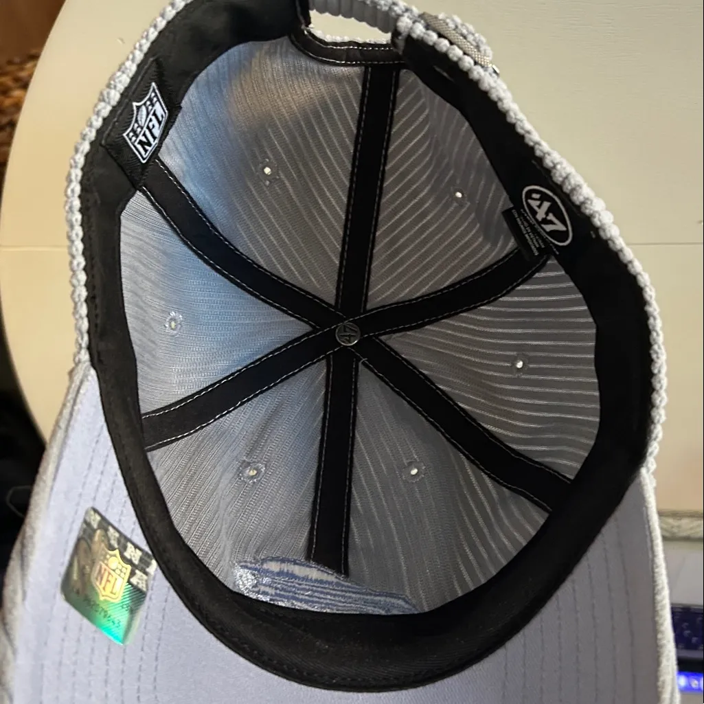 NWOT 47 Brand Buffalo bills gray corduroy adjustable baseball hat - Image 5