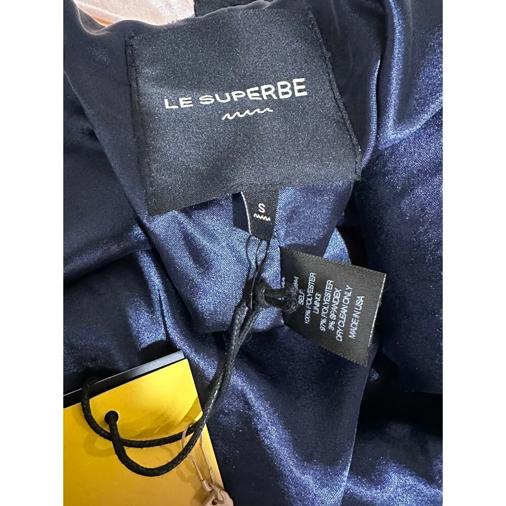 Le Superbe Supremes Cami Tank Size Small NWT Black Deco Sequins Lace Dressy - Image 4