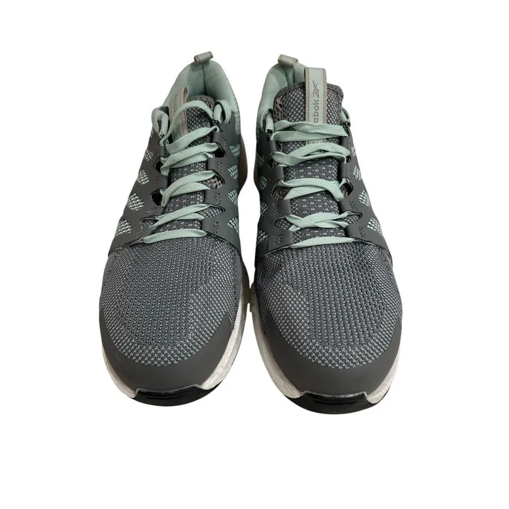 REEBOK RB316 WOMEN'S STEEL TOE GREY/MINT GREEN ATHLETIC‎ WORK SHOES 10.5 D Wide - Image 7