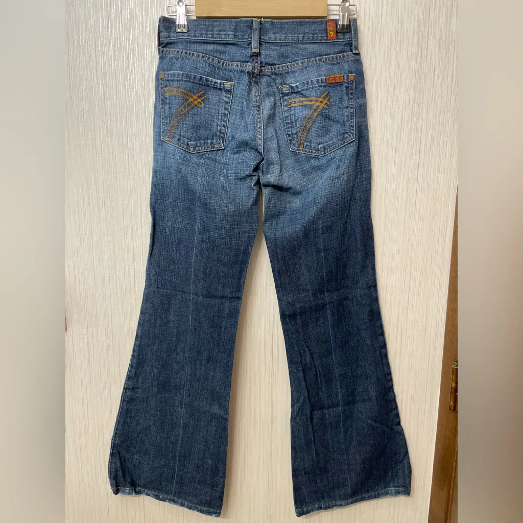 7 For All Mankind Bootcut Jeans - Size 26 | Made in USA | 100% Cotton Y2K Denim - Image 2