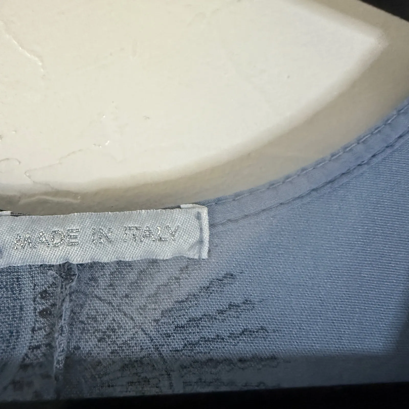 Women's Blue Mandala Print Tunic Dress Made in Italy‎ Short Sleeve Resort Beach Size XL - Image 4