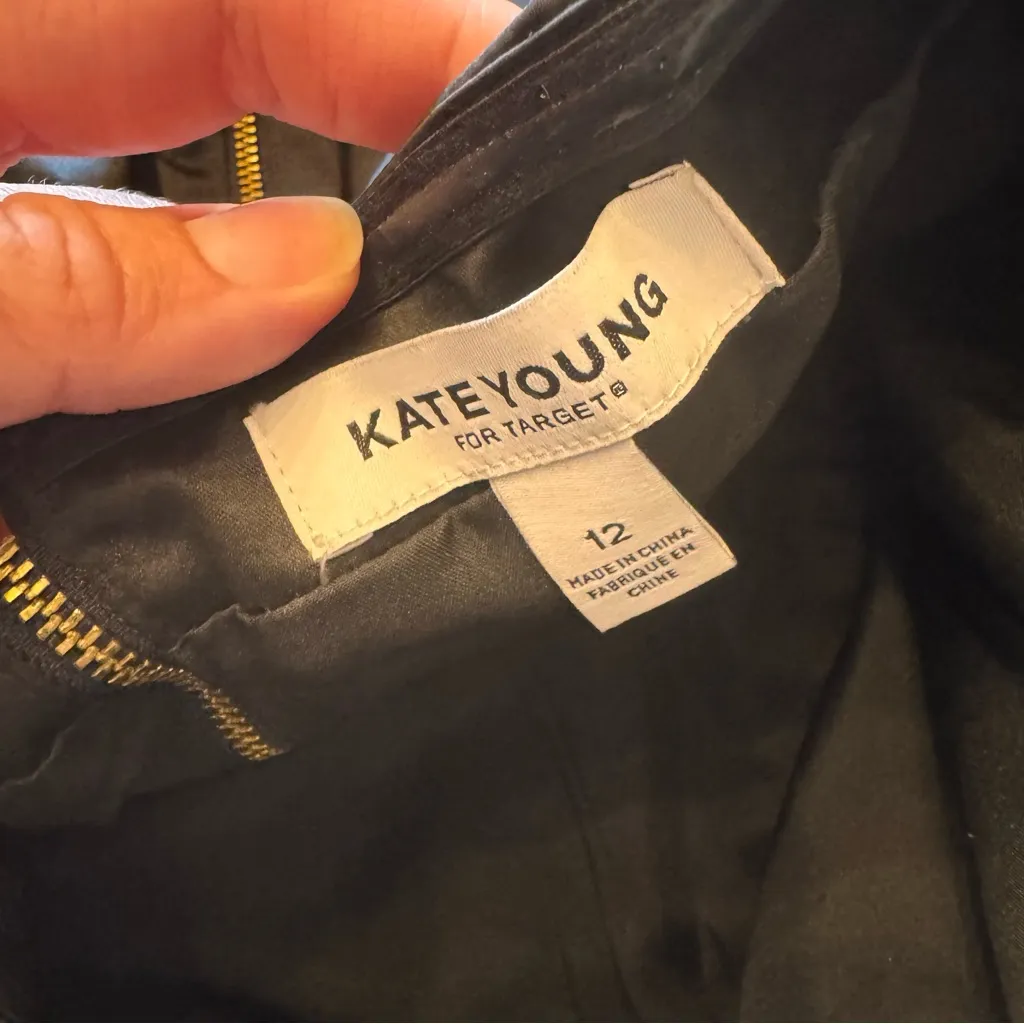 KATE YOUNG x‎ Target Mini Bow Dress Black Size 12 - Image 7