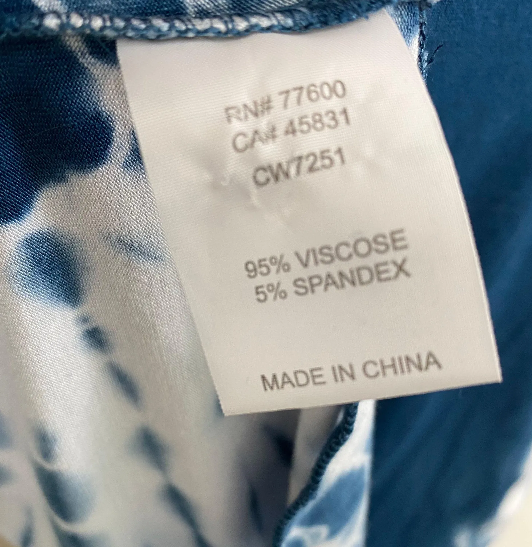 COOL JERSEY 3/4 PEPLUM SLEEVE DOUBLE V TOP - Image 3