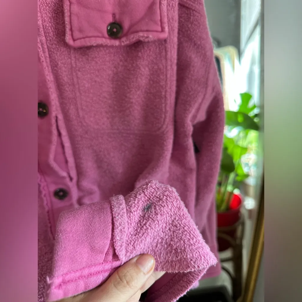 Free people hot pink ruby jacket small - Image 2
